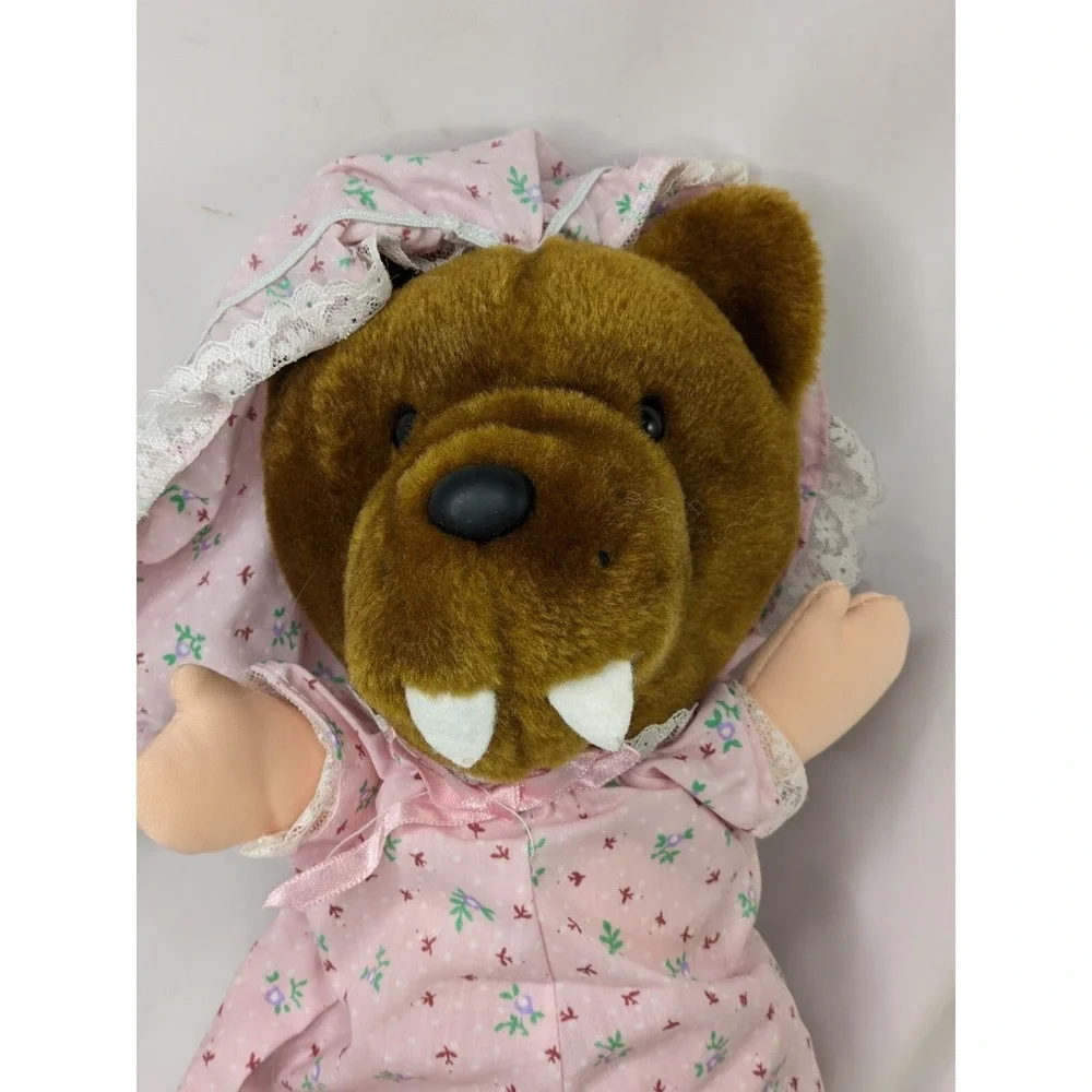Kappelhof Little Red Riding Hood Plush Reversible Wolf Grandma 12‎ Inch Stuffed